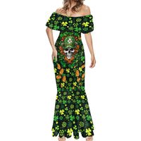 Happy St. Patrick's Day Skull Mermaid Dress - Wonder Print Shop