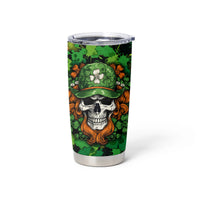 Happy St. Patrick's Day Skull Tumbler Cup - Wonder Print Shop