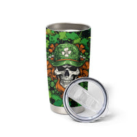Happy St. Patrick's Day Skull Tumbler Cup - Wonder Print Shop