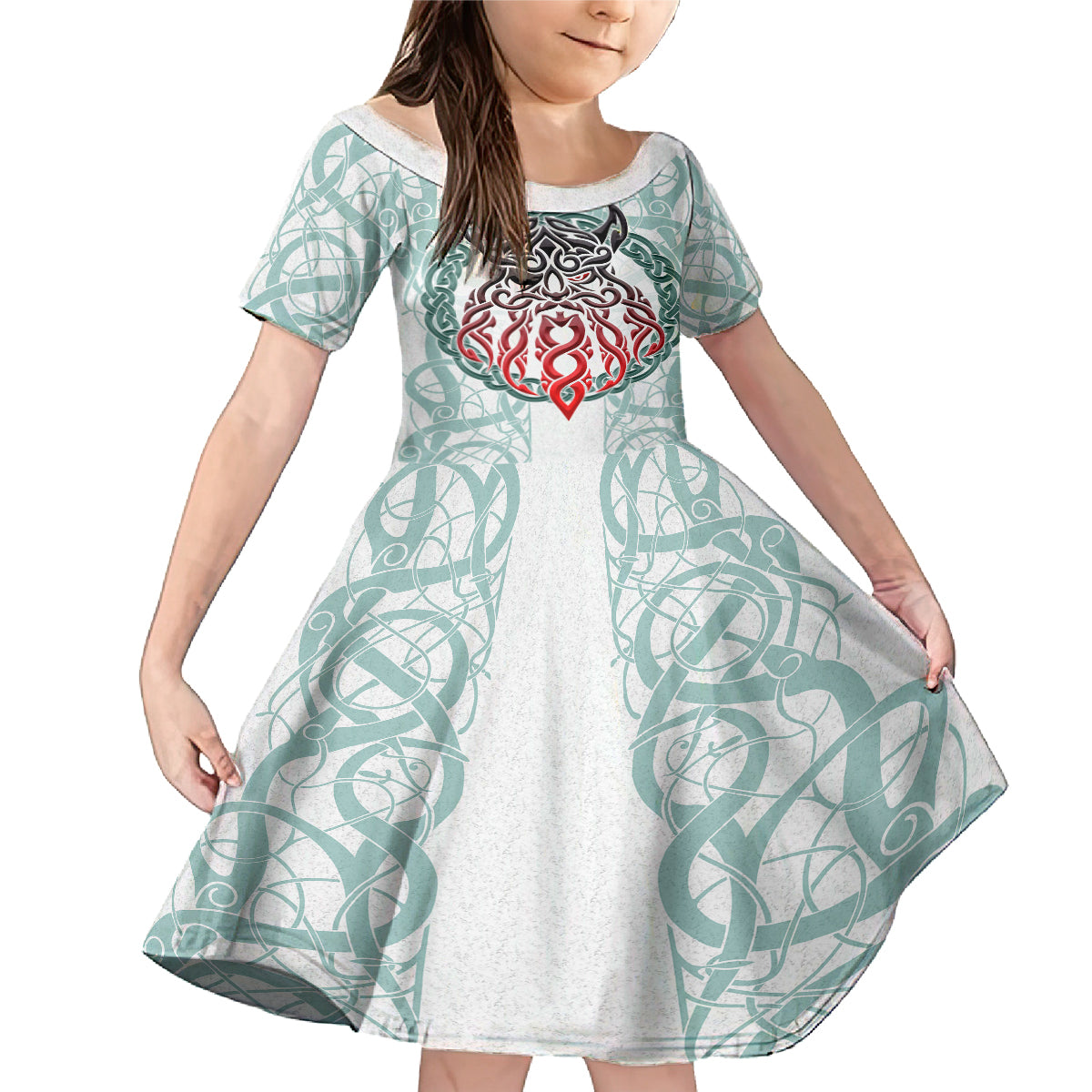 Vking Odin Family Matching Mermaid Dress and Hawaiian Shirt God Of Asgard - Wonder Print Shop