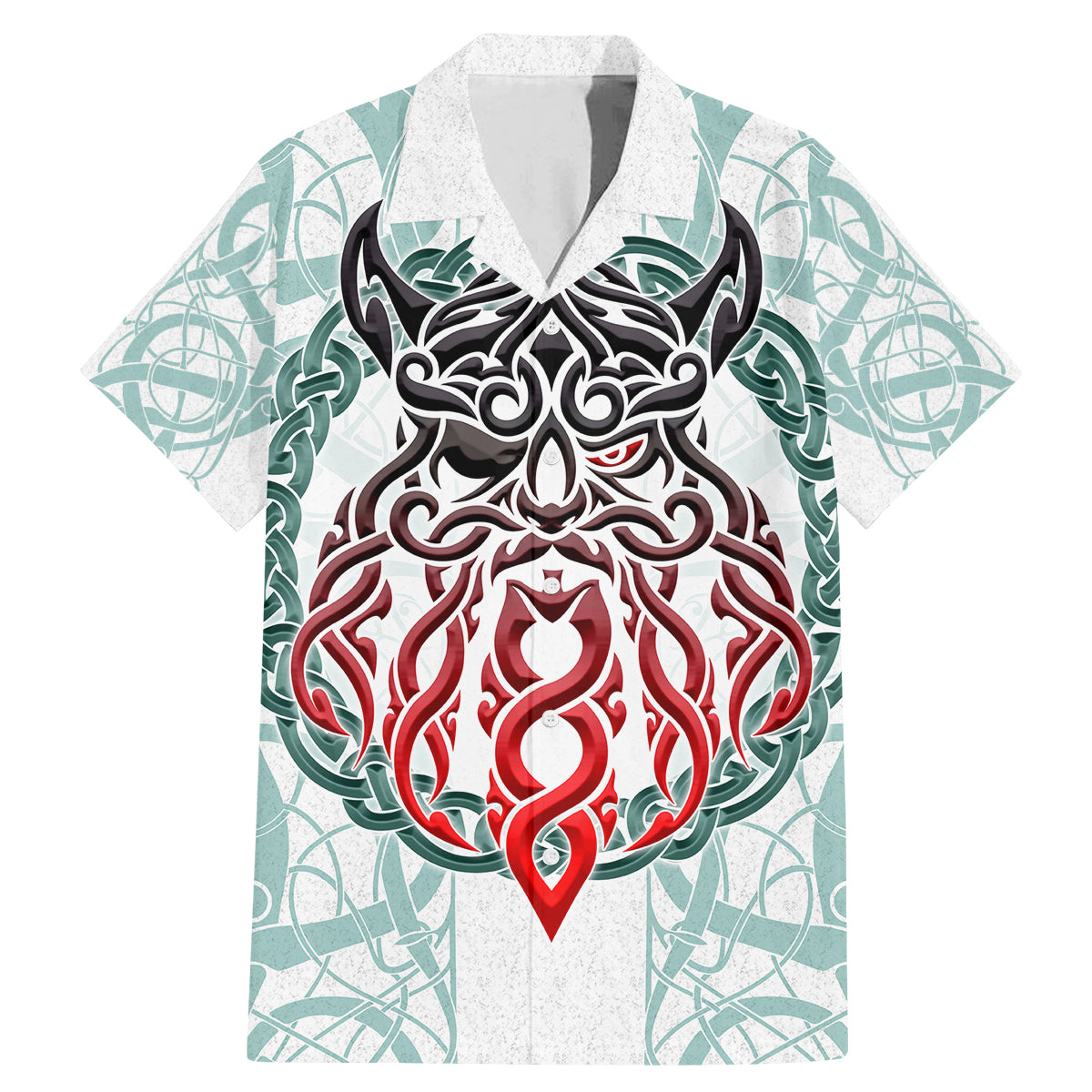 Vking Odin Family Matching Mermaid Dress and Hawaiian Shirt God Of Asgard - Wonder Print Shop