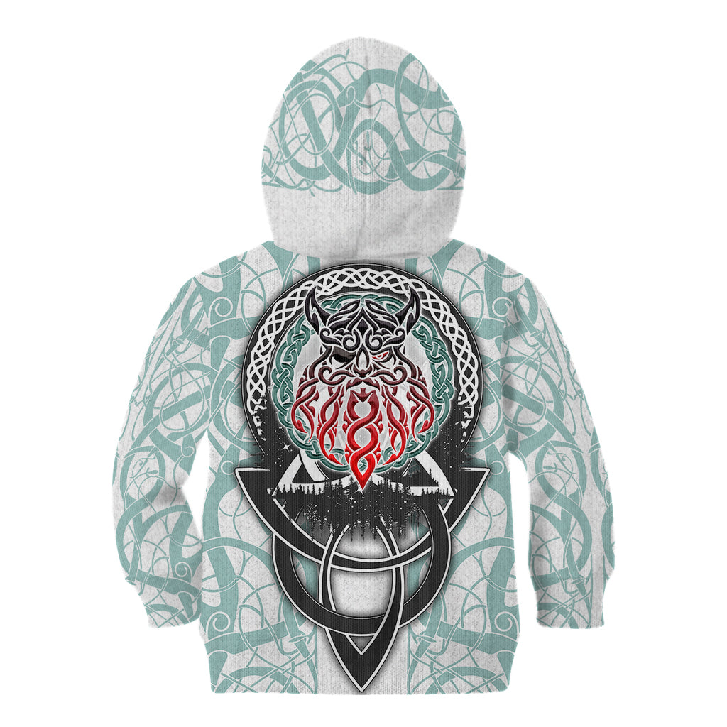 Vking Odin Kid Hoodie God Of Asgard - Wonder Print Shop