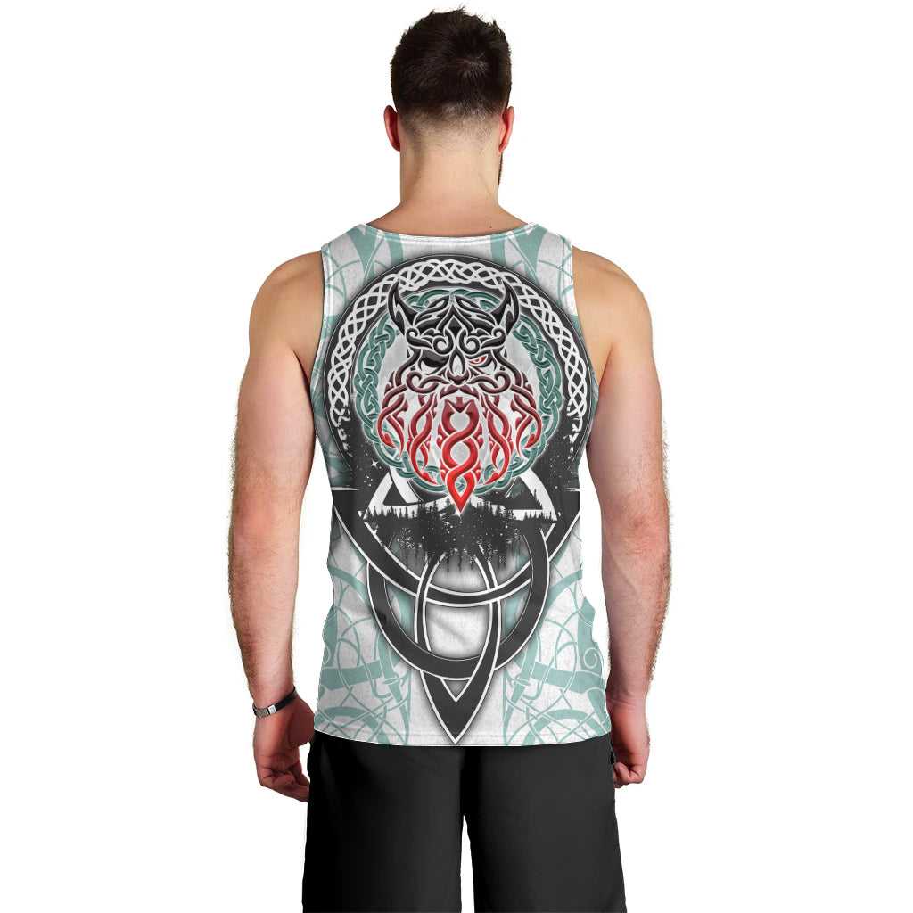 Vking Odin Men Tank Top God Of Asgard - Wonder Print Shop