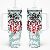 Vking Odin Tumbler With Handle God Of Asgard - Wonder Print Shop