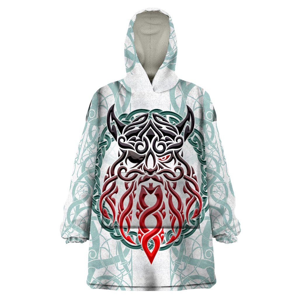 Vking Odin Wearable Blanket Hoodie God Of Asgard - Wonder Print Shop
