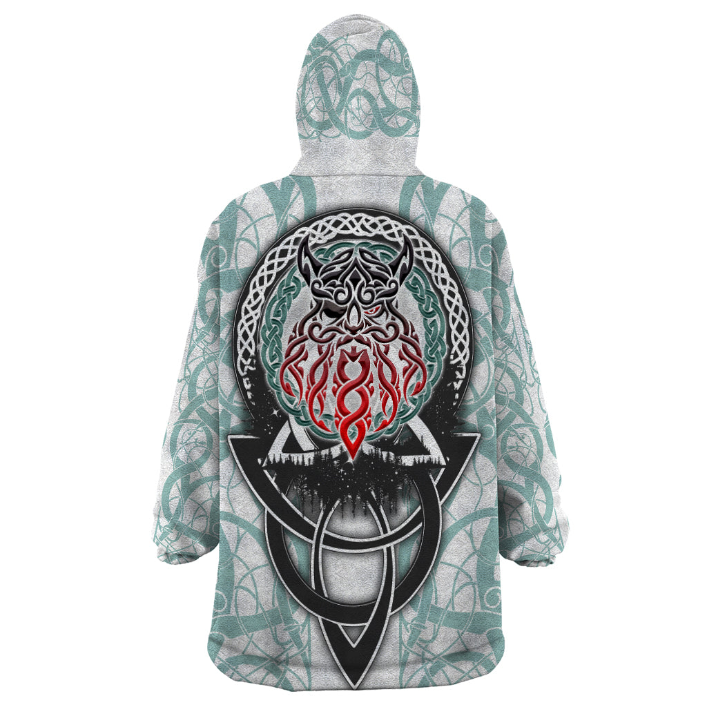 Vking Odin Wearable Blanket Hoodie God Of Asgard - Wonder Print Shop
