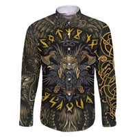 Viking Warrior Family Matching Short Sleeve Bodycon Dress and Hawaiian Shirt - Wonder Print Shop