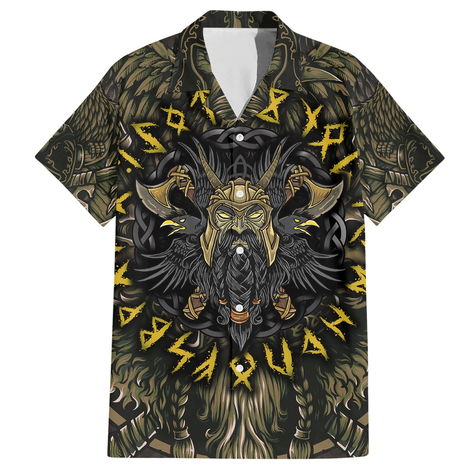 Viking Warrior Hawaiian Shirt - Wonder Print Shop