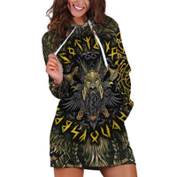 Viking Warrior Hoodie Dress - Wonder Print Shop