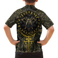 Viking Warrior Kid Hawaiian Shirt - Wonder Print Shop
