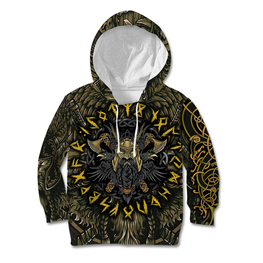 Viking Warrior Kid Hoodie - Wonder Print Shop
