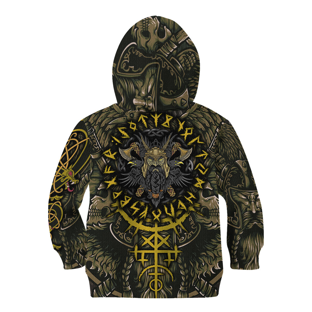 Viking Warrior Kid Hoodie - Wonder Print Shop