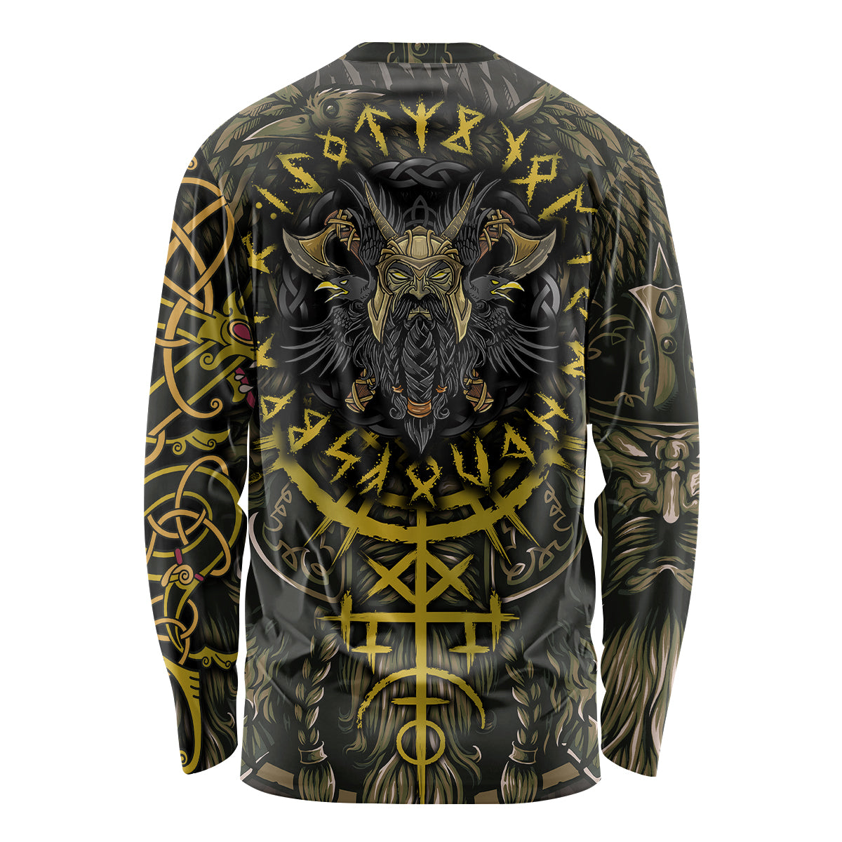 Viking Warrior Long Sleeve Shirt - Wonder Print Shop