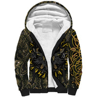 Viking Warrior Sherpa Hoodie - Wonder Print Shop