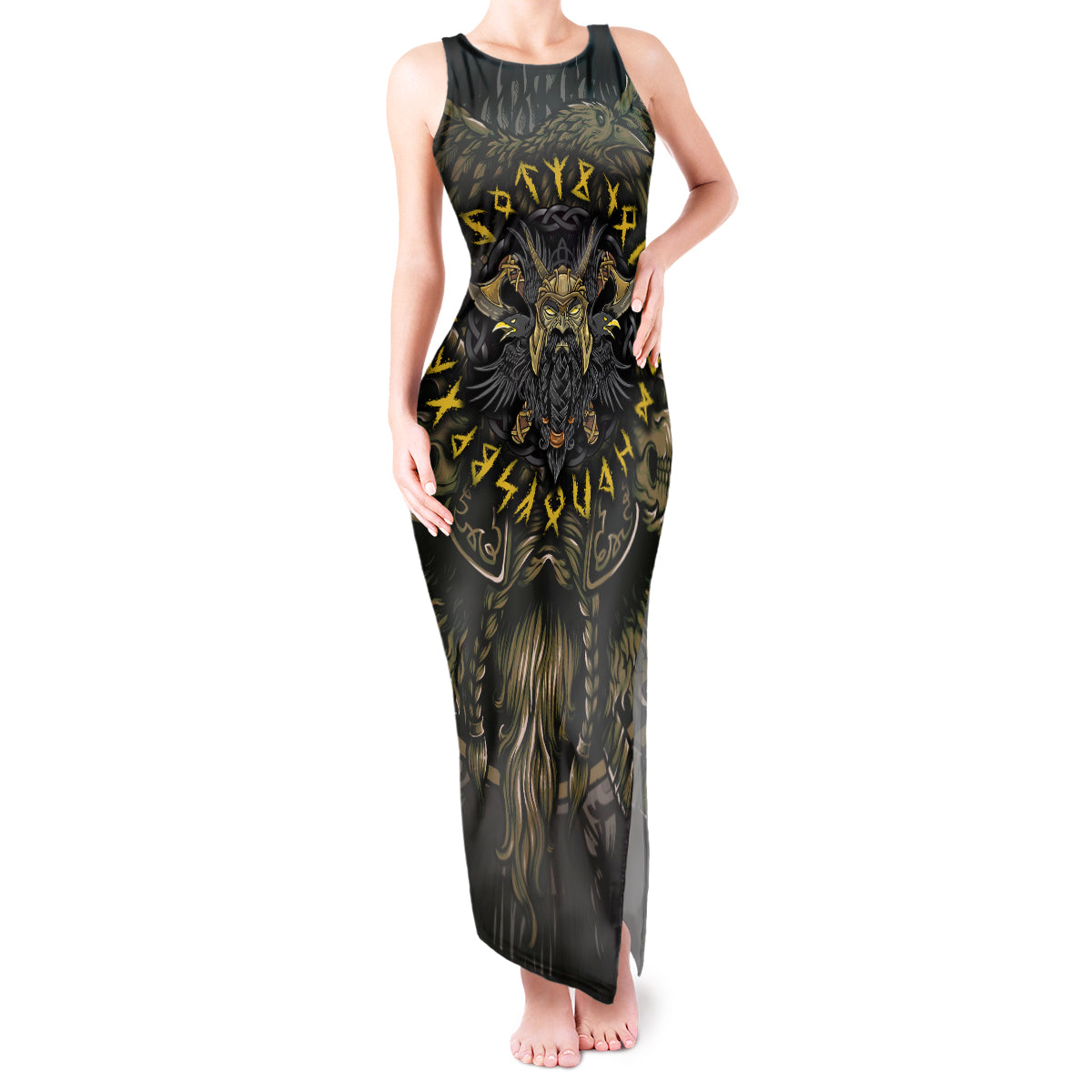 Viking Warrior Tank Maxi Dress - Wonder Print Shop