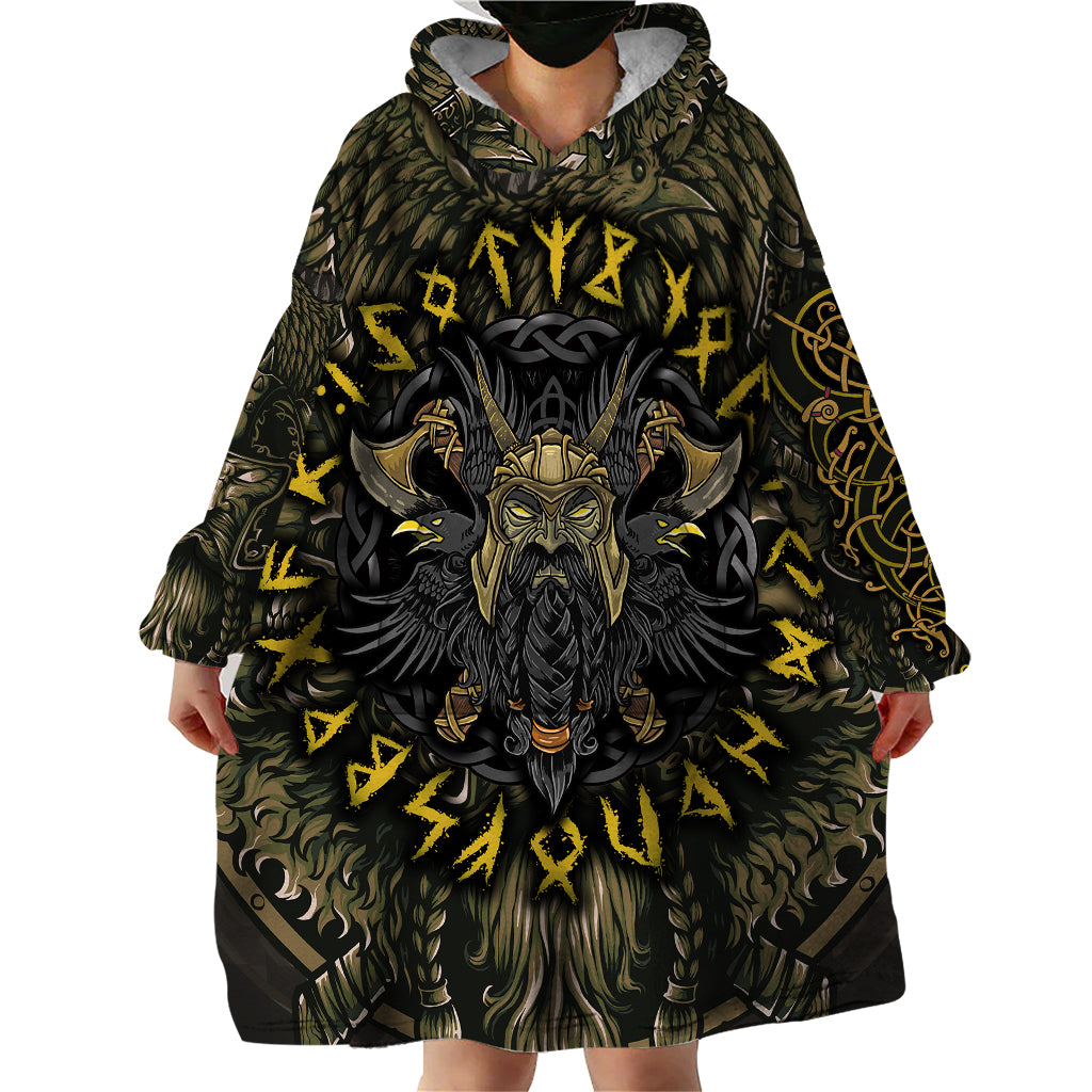 Viking Warrior Wearable Blanket Hoodie - Wonder Print Shop