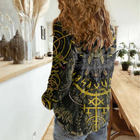 Viking Warrior Women Casual Shirt - Wonder Print Shop