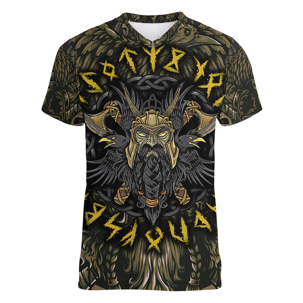Viking Warrior Women V Neck T Shirt - Wonder Print Shop