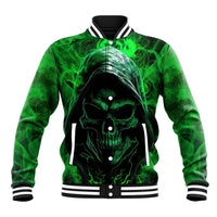 Skull Baseball Jacket Try Again Tomorrow - Wonder Print Shop