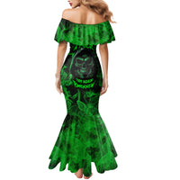 Skull Family Matching Mermaid Dress and Hawaiian Shirt Try Again Tomorrow - Wonder Print Shop