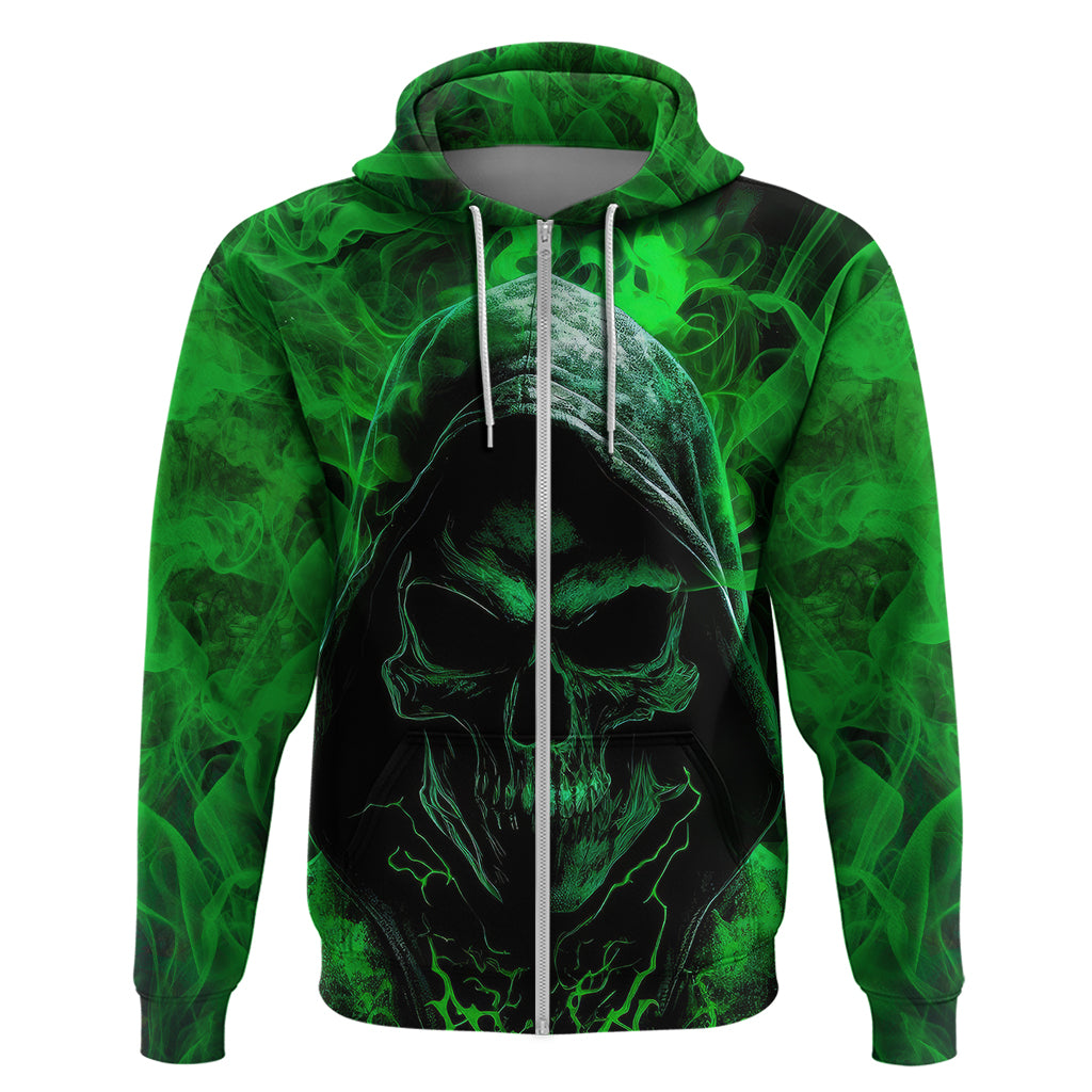 Skull Hoodie Try Again Tomorrow - Wonder Print Shop