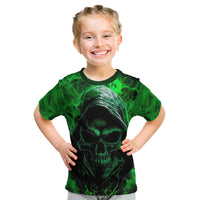 Skull Kid T Shirt Try Again Tomorrow - Wonder Print Shop
