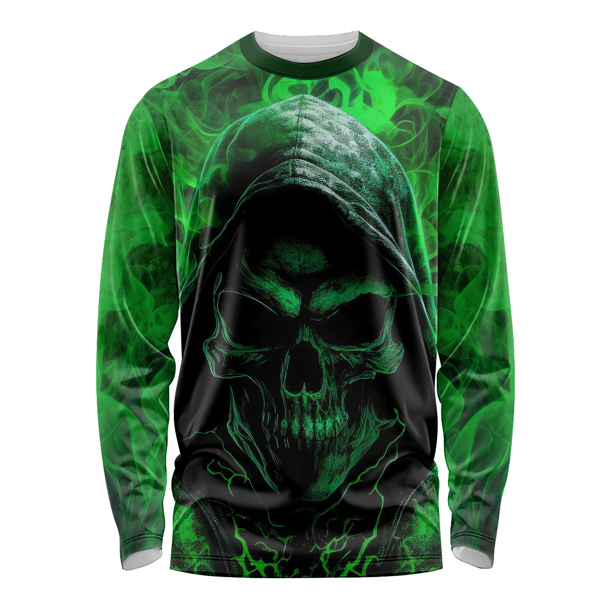 Skull Long Sleeve Shirt Try Again Tomorrow - Wonder Print Shop