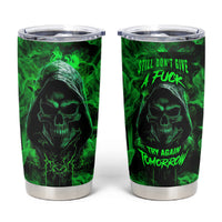 Skull Tumbler Cup Try Again Tomorrow - Wonder Print Shop