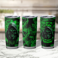 Skull Tumbler Cup Try Again Tomorrow - Wonder Print Shop