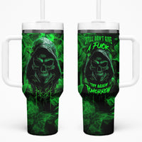 Skull Tumbler With Handle Try Again Tomorrow - Wonder Print Shop