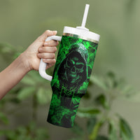 Skull Tumbler With Handle Try Again Tomorrow - Wonder Print Shop
