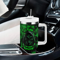 Skull Tumbler With Handle Try Again Tomorrow - Wonder Print Shop