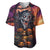 Halloween Skull Baseball Jersey Hello Darkness My Old Friend - Wonder Print Shop