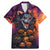 Halloween Skull Family Matching Mermaid Dress and Hawaiian Shirt Hello Darkness My Old Friend - Wonder Print Shop