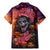 Halloween Skull Family Matching Mermaid Dress and Hawaiian Shirt Hello Darkness My Old Friend - Wonder Print Shop