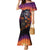 Halloween Skull Family Matching Mermaid Dress and Hawaiian Shirt Hello Darkness My Old Friend - Wonder Print Shop