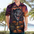 Halloween Skull Hawaiian Shirt Hello Darkness My Old Friend - Wonder Print Shop