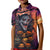 Halloween Skull Kid Polo Shirt Hello Darkness My Old Friend - Wonder Print Shop