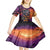 Halloween Skull Kid Short Sleeve Dress Hello Darkness My Old Friend - Wonder Print Shop