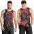 Halloween Skull Men Tank Top Hello Darkness My Old Friend - Wonder Print Shop