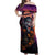 Halloween Skull Off Shoulder Maxi Dress Hello Darkness My Old Friend - Wonder Print Shop
