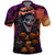 Halloween Skull Polo Shirt Hello Darkness My Old Friend - Wonder Print Shop