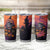 Halloween Skull Tumbler Cup Hello Darkness My Old Friend - Wonder Print Shop