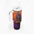 Halloween Skull Tumbler With Handle Hello Darkness My Old Friend - Wonder Print Shop