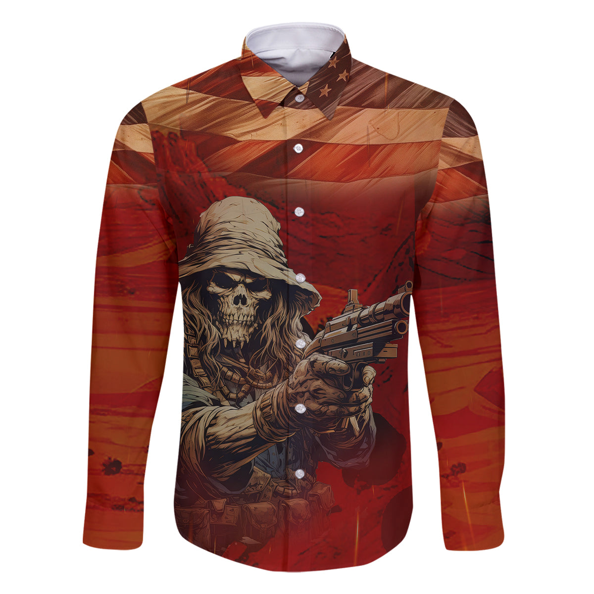 America Live It - Love It Or Get The Hell Out Family Matching Long Sleeve Bodycon Dress and Hawaiian Shirt - Wonder Print Shop