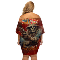 America Live It - Love It Or Get The Hell Out Family Matching Off Shoulder Short Dress and Hawaiian Shirt - Wonder Print Shop