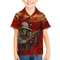 America Live It - Love It Or Get The Hell Out Family Matching Off Shoulder Short Dress and Hawaiian Shirt - Wonder Print Shop