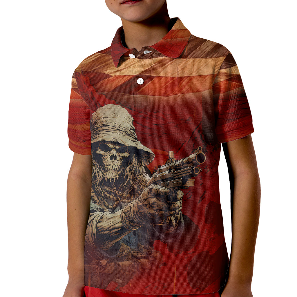 America Live It - Love It Or Get The Hell Out Kid Polo Shirt - Wonder Print Shop