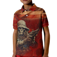 America Live It - Love It Or Get The Hell Out Kid Polo Shirt - Wonder Print Shop