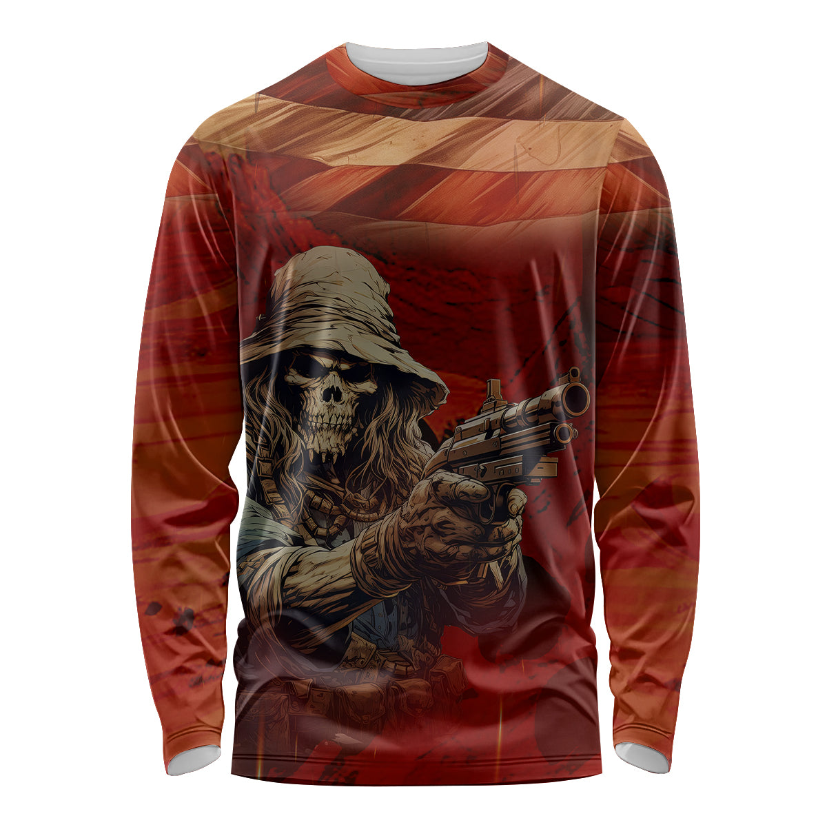 America Live It - Love It Or Get The Hell Out Long Sleeve Shirt - Wonder Print Shop